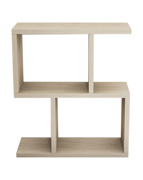 Table d'appoint Zet travertin - 45x51.4x17 cm