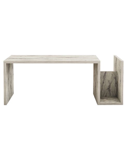 Table basse Memo marbre freesia - 86.8x32.4x50 cm