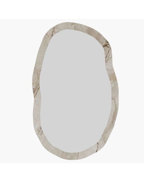Miroir Lossa ephèse/marbre - 52x86x2.2 cm