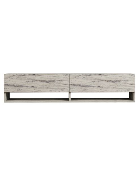 Meuble TV Arges travertin - 141x31x30 cm