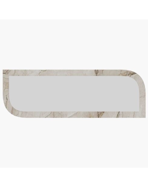Miroir Arni ephèse/marbre - 40x120x2.2 cm