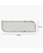 Miroir Arni ephèse/marbre - 40x120x2.2 cm