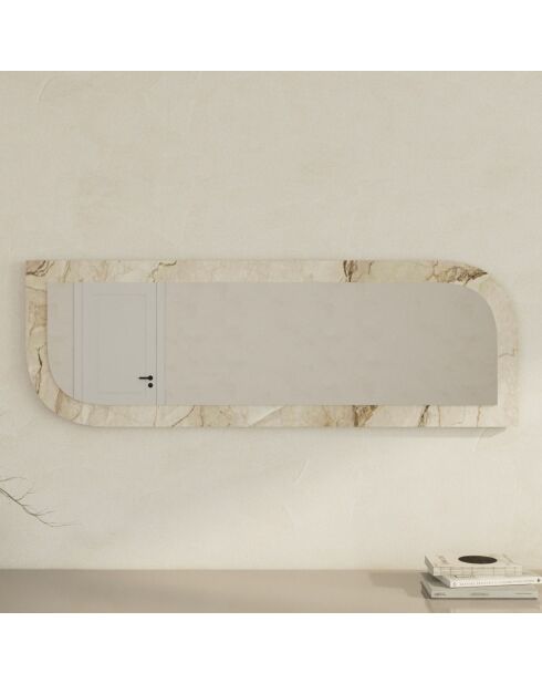 Miroir Arni ephèse/marbre - 40x120x2.2 cm