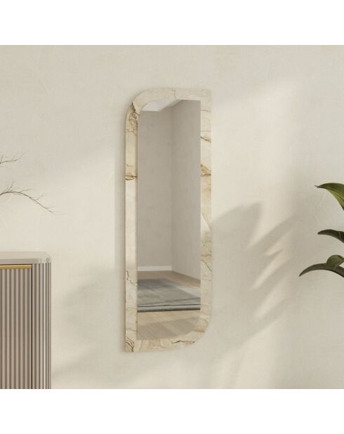 Miroir Arni ephèse/marbre - 40x120x2.2 cm