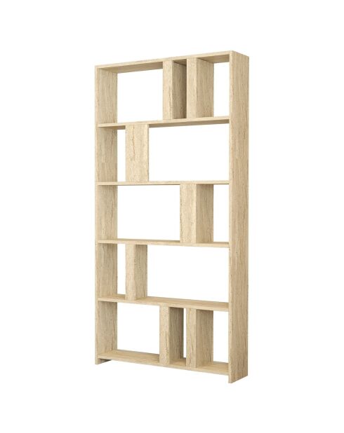 Bibliothèque Lima travertin - 90x180x20 cm