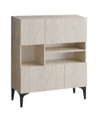 Buffet Krista travertin - 100x35x125 cm