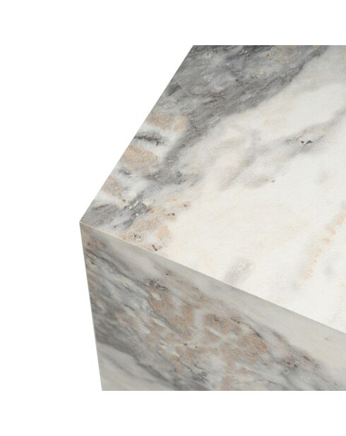 Table d'appoint Küp marbre freesia - 45x50x45 cm