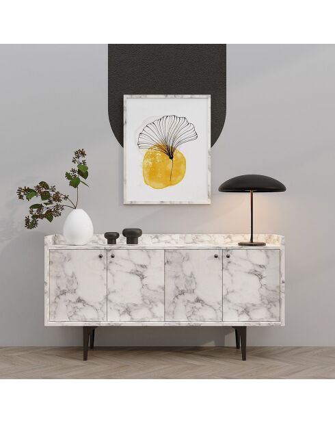 Buffet Navi marbre de carrare - 150x80x40 cm