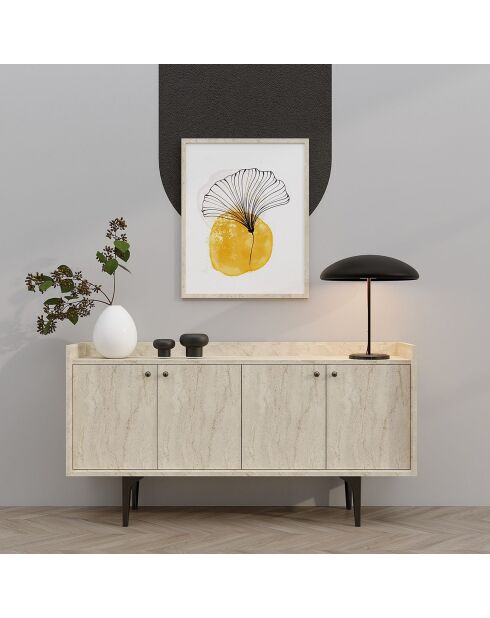 Buffet Navi travertin - 150x80x40 cm