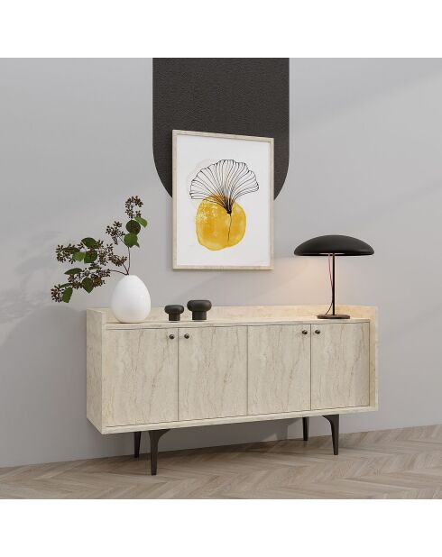 Buffet Navi travertin - 150x80x40 cm