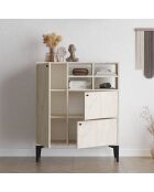 Buffet Ewa travertin - 100x125x35 cm