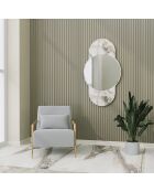 Miroir Time marbre - 60x106 cm