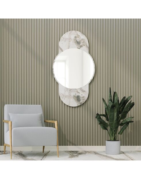 Miroir Time marbre - 60x106 cm