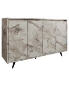 Buffet Shans marbre d'ephèse - 140x86x40 cm