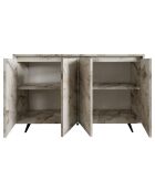 Buffet Shans marbre d'ephèse - 140x86x40 cm