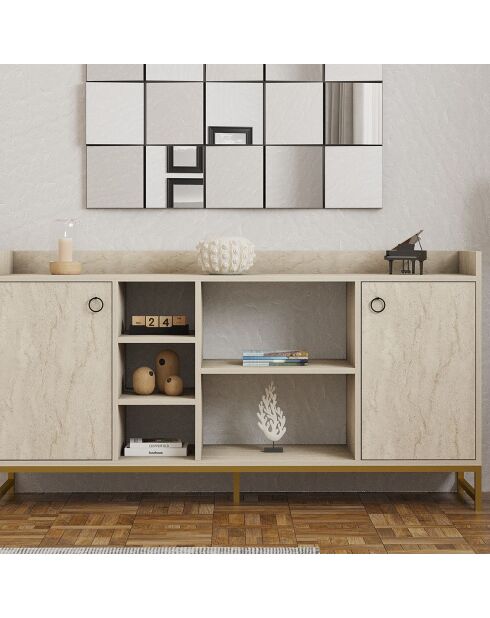 Buffet Vuslat travertin - 160x85x40 cm