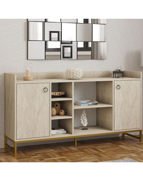 Buffet Vuslat travertin - 160x85x40 cm