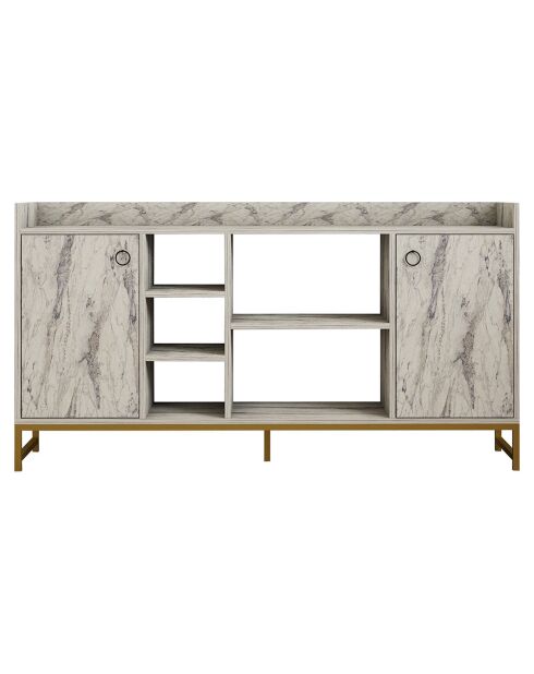 Buffet Vuslat marbre freesia - 160x85x40 cm