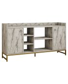 Buffet Vuslat marbre freesia - 160x85x40 cm