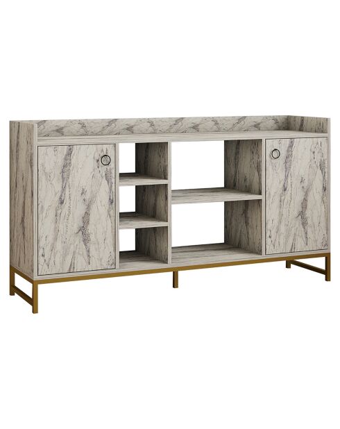 Buffet Vuslat marbre freesia - 160x85x40 cm