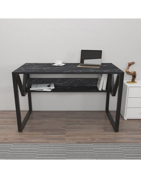 Bureau Lona noir - 120x72.8x60 cm