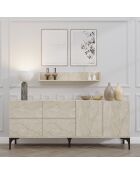 Buffet Stella travertin - 180x55x40 cm