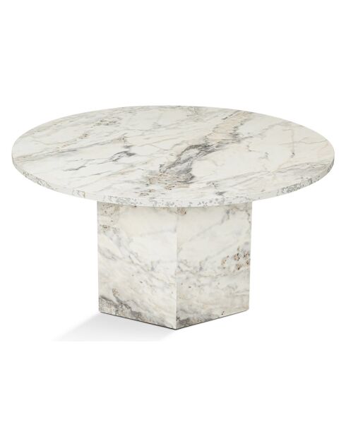 Table basse Nova marbre freesia - 80x40x80 cm