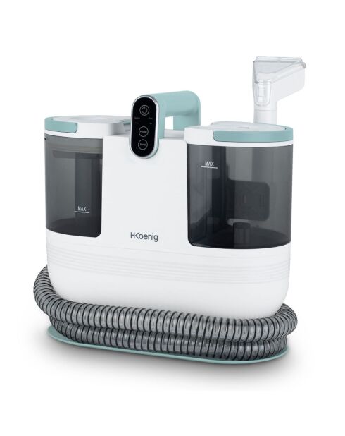 Nettoyeur textile version eau chaude noir/bleu/vert