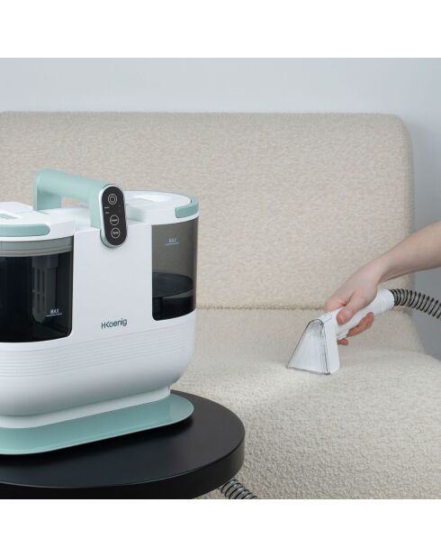 Nettoyeur textile version eau chaude noir/bleu/vert