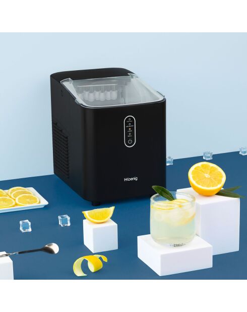 Machine à Glaçons 12kg noire