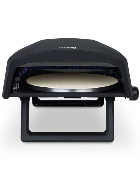 Four à pizza au gaz noir