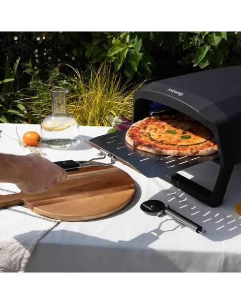 Four à pizza au gaz noir
