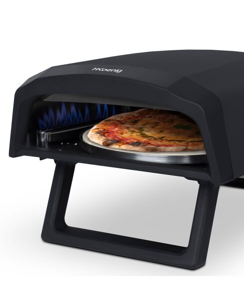 Four à pizza au gaz noir