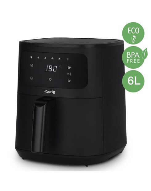Friteuse sans huile 6L noire