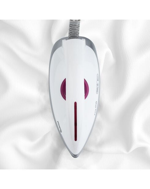 Stoomgenerator van 1,1 liter met keramische zool V26 wit/mauve - 5,4 bar