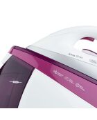 Centrale vapeur 1.1L semelle céramique V26 blanc/mauve - 5,4 bars