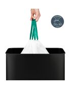 Schwarzer Edelstahl-Sortierbehälter — 69 l