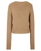 Pull Cropped 100% Laine Basic camel