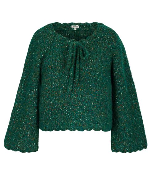 Pull Bonbon vert gazon