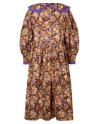 Robe Liberty Fauve imprimée cerise noire/multicolore