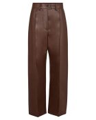 Pantalon en simili Mamie marron