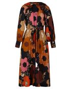 Robe Médiéval Patchwork imprimée multicolore