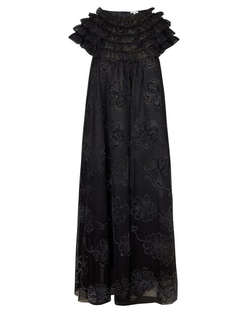 Robe à sequins Tulle noire