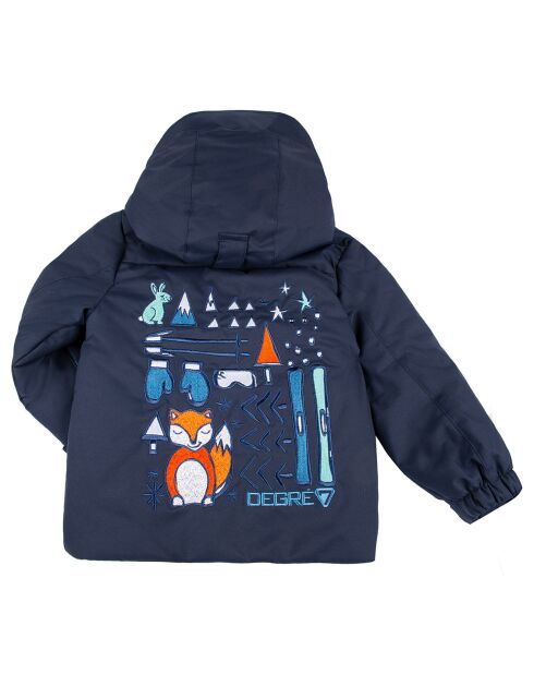 Veste de ski Fairy fausse fourrure midnight