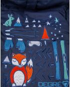 Veste de ski Fairy fausse fourrure midnight