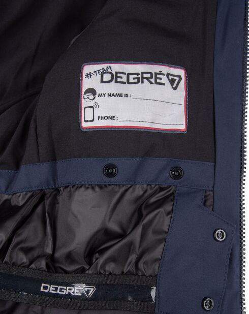 Veste de ski Fairy fausse fourrure midnight