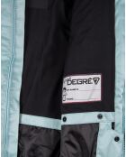 Fairy hellblaue Skijacke aus Kunstfell