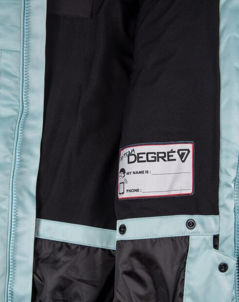 Fairy hellblaue Skijacke aus Kunstfell