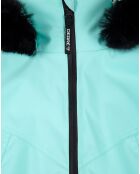 Veste de ski Geod JR fausse fourrure bleu clair