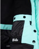 Veste de ski Geod JR fausse fourrure bleu clair